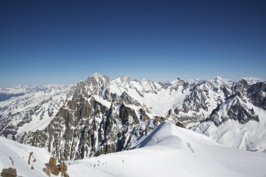 Fransız Alps üzerinden görünüm