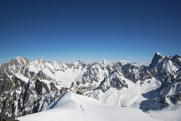 Veduta delle Alpi francesi — Foto Stock