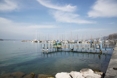 Lake geneva, İsviçre.