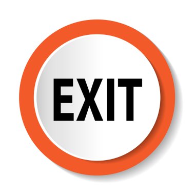 Vektör simge word çıkış ile