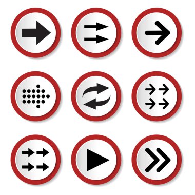 Ok düğmeleri kümesi