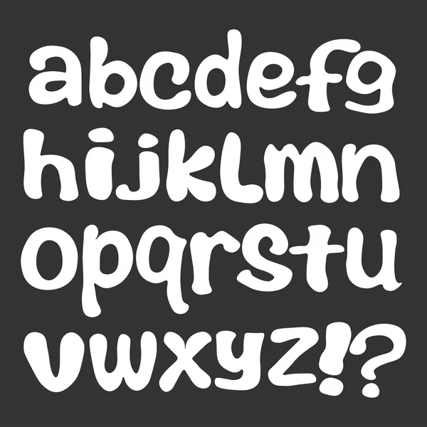 Англійського алфавіту на темному тлі — стоковий вектор