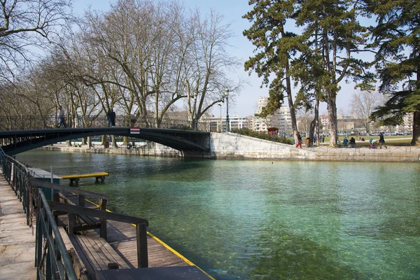 Río en la ciudad de Annecy —  Fotos de Stock