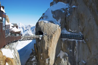 Dağ tepe Aiguille du Midi, Fransa