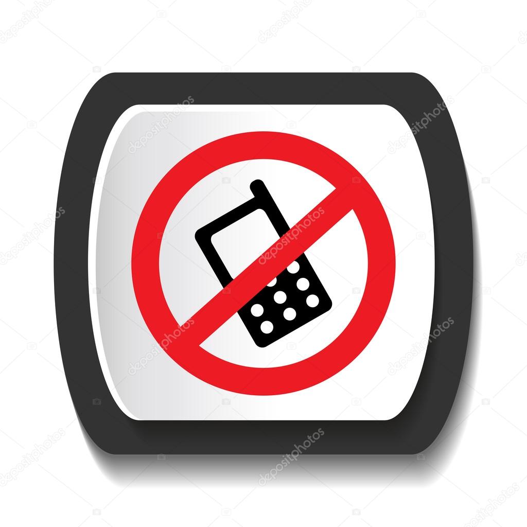 no phone icon no calls sign