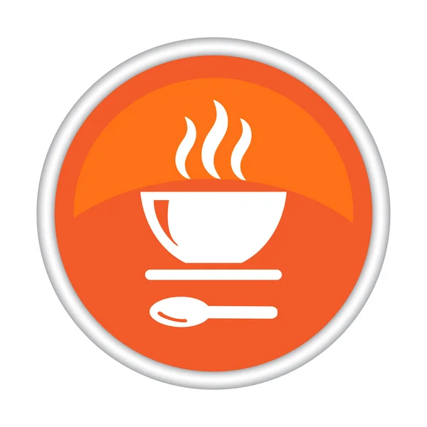 Sopa de icono — Vector de stock