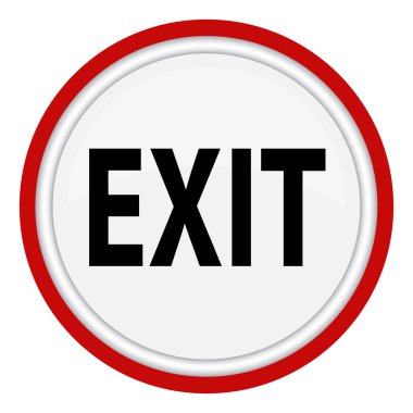 Vektör simge word çıkış ile