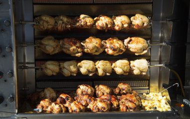 Fırında kızarmış tavuk..