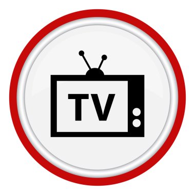 Tv görüntüsünü vektör simgesi