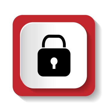 vektör kilit simgesi