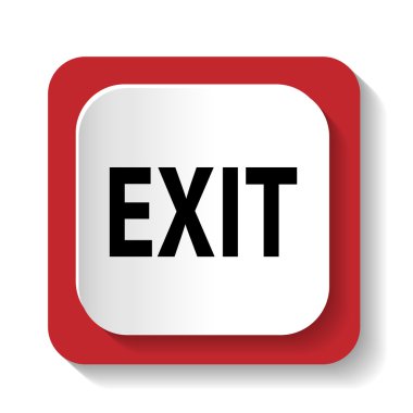 Vektör simge word çıkış ile