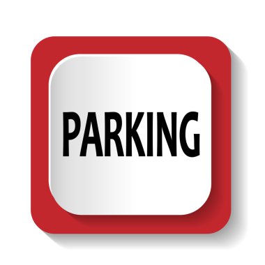 Park simgesi. Vektör çizim.