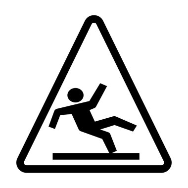 Vector Wet Floor Warning Sign clipart