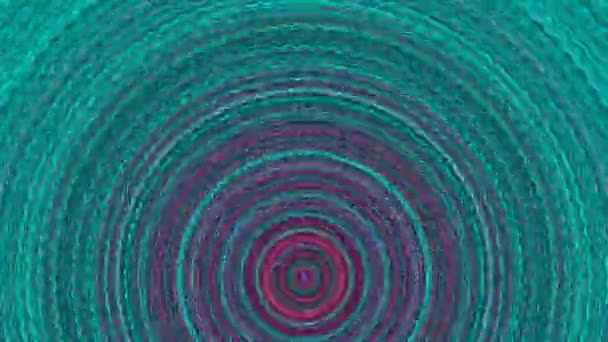Abstracte achtergrond. Kaleidoscopisch. Mandala caleidoscoop sequentie. Blauwe en roze lichten, snel veranderende vormen. Patroon gemaakt met deeltjessysteem. — Stockvideo