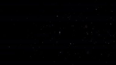 Gerçek kar ya da siyah üzerine beyaz toz parçacıkları düşüyor. Kış soğuğu, kar fırtınası, fırtına. Soyut detaylar, arkaplan şeffaflığı ya da düzenleme için kullanılabilir.