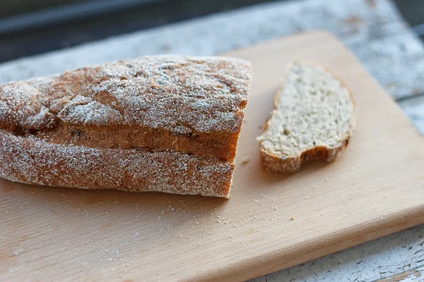 Taze ekmek dilimi — Stok fotoğraf