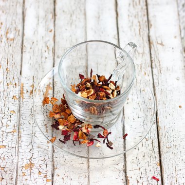 şeffaf cam fincan meyve çay kaynak