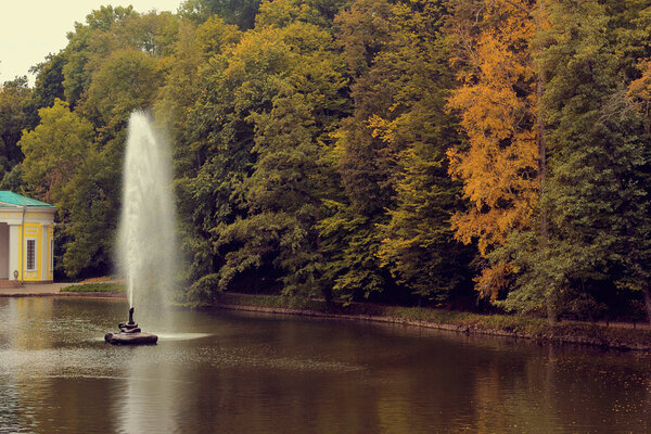 The Snake fountain. Sofiyivsky Park