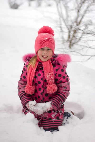 冬の少女 — ストック写真