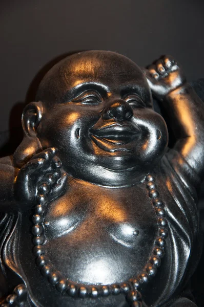 Silver fet Buddha — Stockfoto