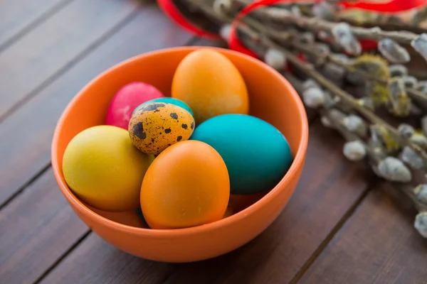 Húsvéti tojás és a fűzfa — Stock Fotó