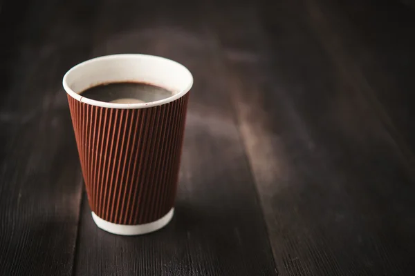 Taza de papel de café caliente — Foto de Stock