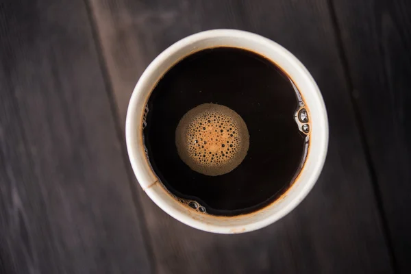 本文杯热咖啡 — 图库照片