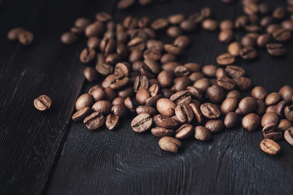 Primo piano dei chicchi di caffè — Foto Stock