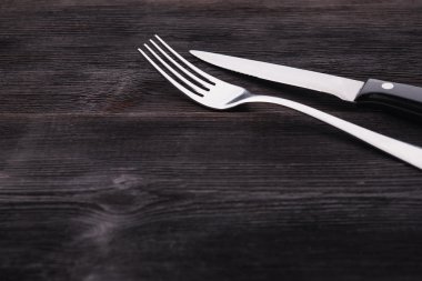 metal çatal ve bıçak
