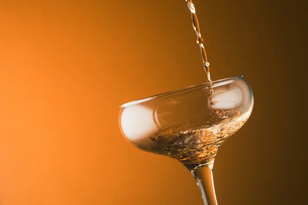 Splashes of champagne — Stock Photo, Image