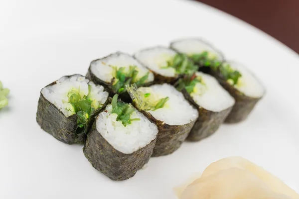 Sushi smaczne owoce morza — Zdjęcie stockowe