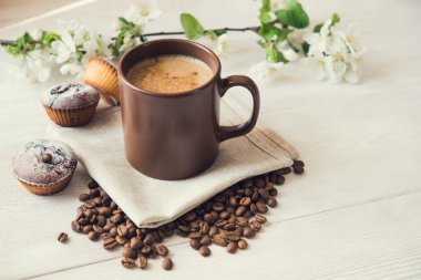 lezzetli kahve fincan