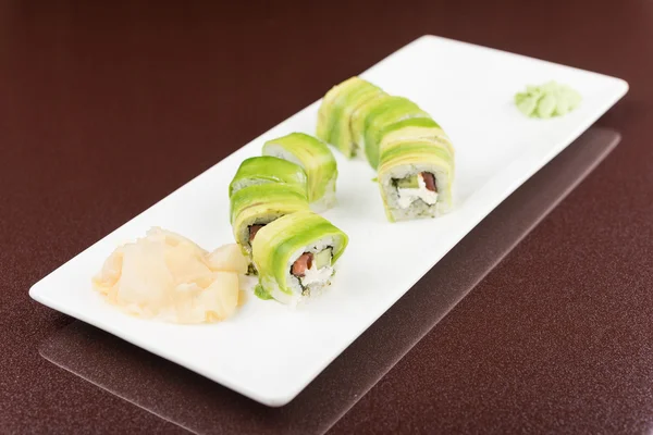Tasty seafood sushi — Stock Photo, Image