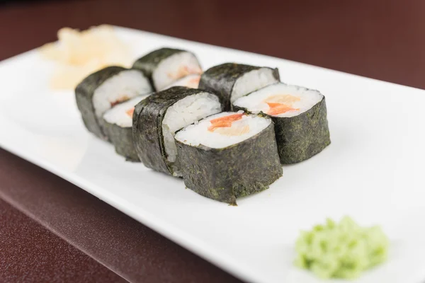 Tasty seafood sushi — Stock Photo, Image