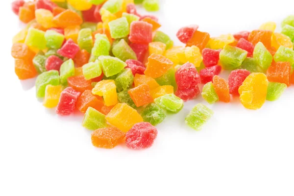 Candied fruit isolated — Stock Photo, Image