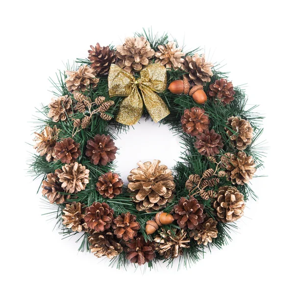 Kerstmis garland geïsoleerd — Stockfoto