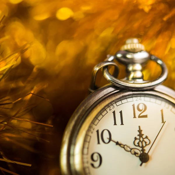 Nuovo anno 2015 a orologio — Foto Stock