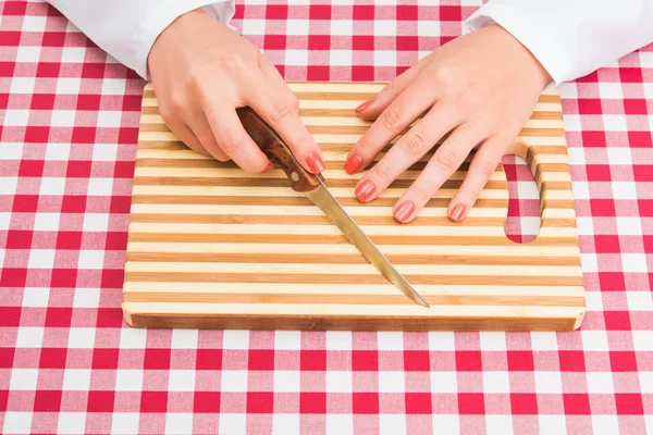 kesme tahtası ile pişirmek