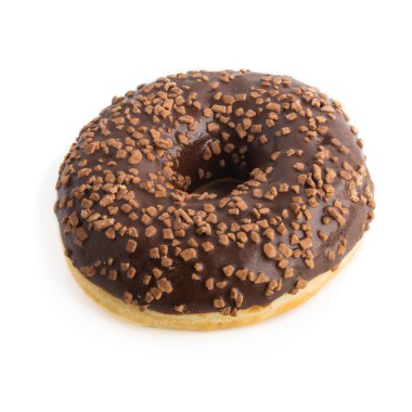 çikolatalı çörek izole