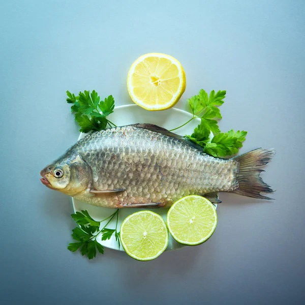 Świeże ryby Karaś — Zdjęcie stockowe
