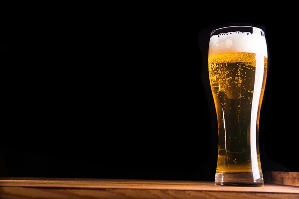 Glass of lager  beer — Stock Photo, Image