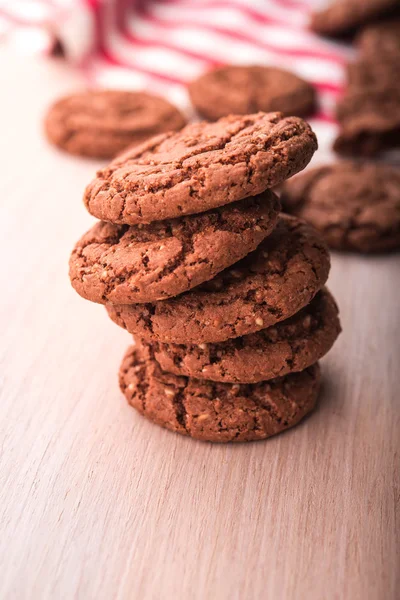 Biscoitos caseiros saborosos — Fotografia de Stock