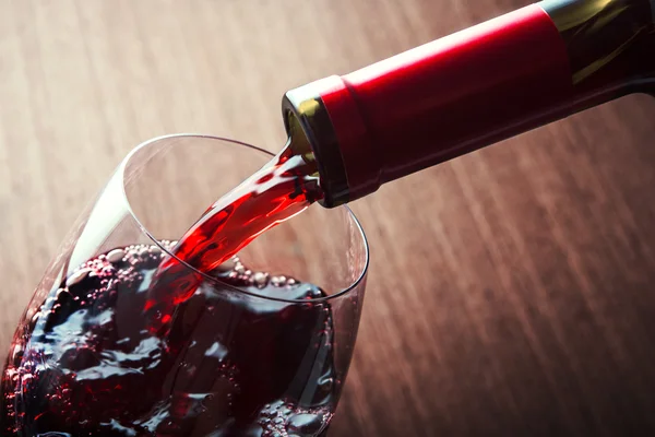 Close up de vinho tinto — Fotografia de Stock