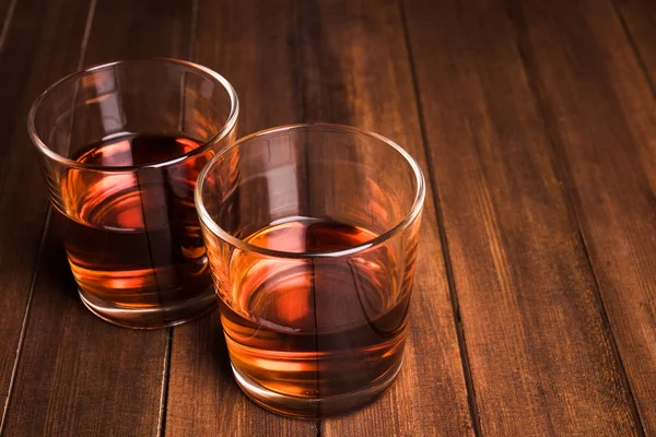 Two Glasses of whiskey — Stock Photo, Image