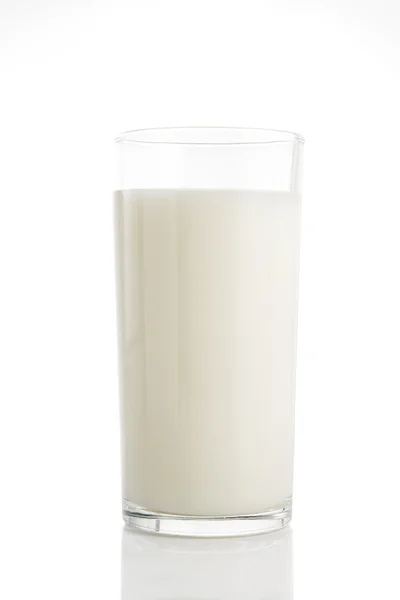 Wit glas melk — Stockfoto