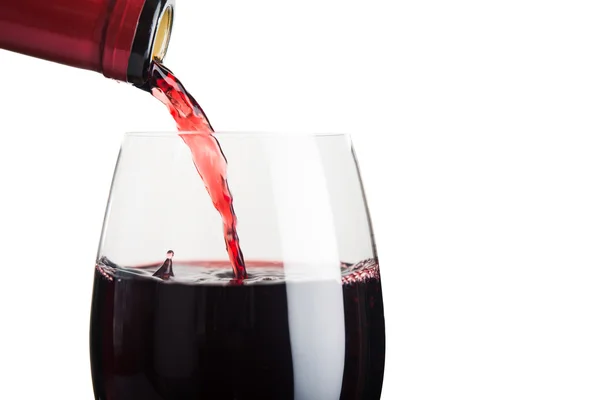 Şarap ginto cam pour — Stok fotoğraf
