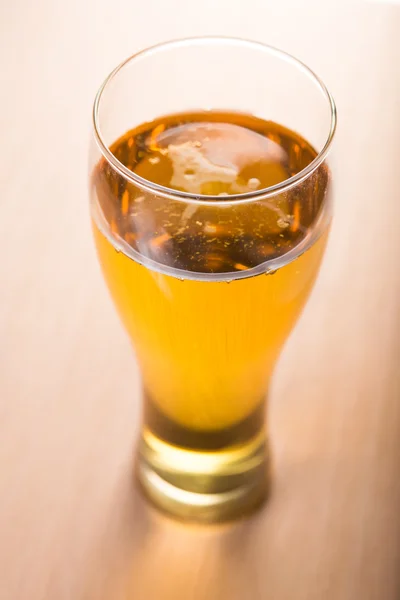 Lager Beer in glass — Stock Photo, Image