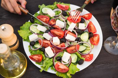 taze domates salatası