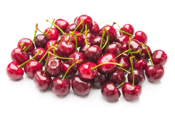 Cerezas rojas maduras — Foto de Stock