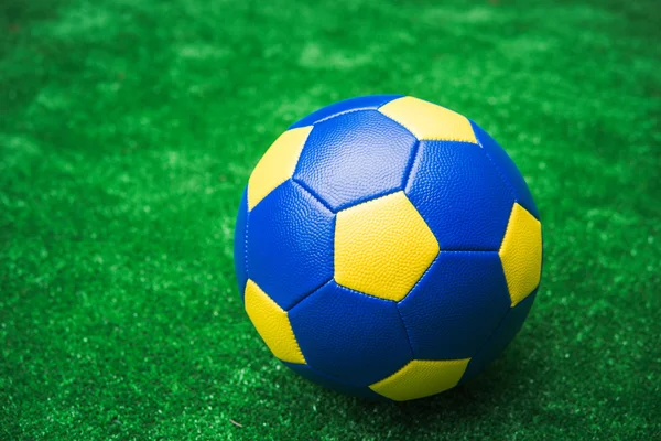 Ballon de football coloré — Photo